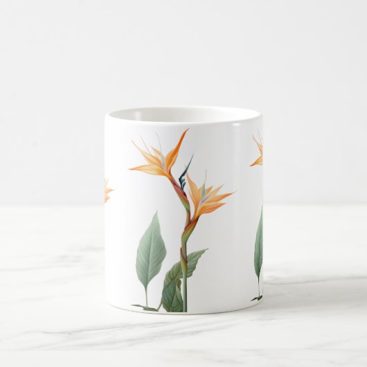 パラダイススケッチ(花) コーヒーマグカップ (中央)