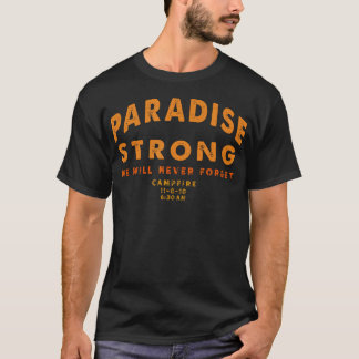 パラダイスストロングsキャンプファイアビュットストロング tシャツ