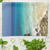 パラダイストロピカルアイランドビーチ キッチンタオル (折り畳み)