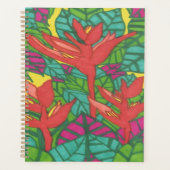 パラダイストロピカルジャングルの鳥 プランナー手帳 (正面)