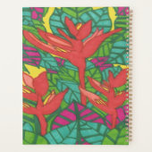 パラダイストロピカルジャングルの鳥 プランナー手帳 (裏面)