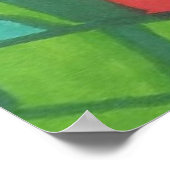 パラダイストロピカルジャングルの鳥 ポスター (角)