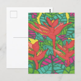 パラダイストロピカルジャングルの鳥 ポストカード