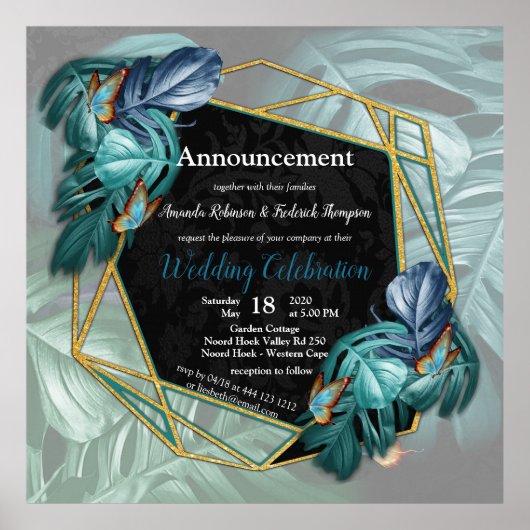 パラダイストロピカルスプラッシュinブルース,ターコイズ ポスター (正面)