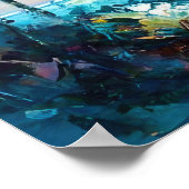 パラダイストロピカルビーチファインアート ポスター (角)