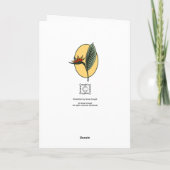 パラダイストロピカルフラワーボタニカル シーズンカード (裏面)