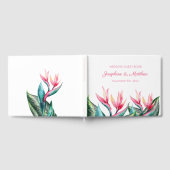 パラダイストロピカル結婚の鳥 ゲストブック (全面)