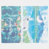 パラダイスドリームワールドフリースブランケット フリースブランケット (正面(横))