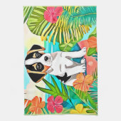 パラダイスパピーデザイン キッチンタオル (縦)