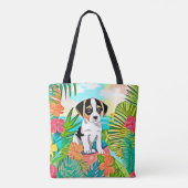 パラダイスパピーデザイン トートバッグ (裏面)