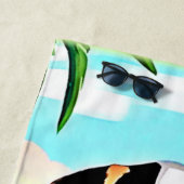 パラダイスパピーデザイン ビーチタオル (インサイチュ)