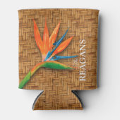 パラダイスパーソナライズされたトロピカルバード 缶クーラー (正面)