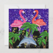 パラダイスパーティーインスタイルブライトライト – SRF 招待状 (正面)