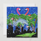 パラダイスパーティーインスタイルブライトライト – SRF 招待状 (正面)