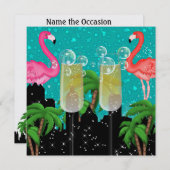 パラダイスパーティーインスタイルブライトライト – SRF 招待状 (正面/裏面)