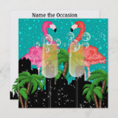 パラダイスパーティーインスタイルブライトライト – SRF 招待状 (正面/裏面)