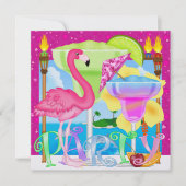 パラダイスパーティー/ルアウ(ハワイ式宴会)- SRF 招待状 (正面)