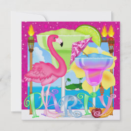 パラダイスパーティー/ルアウ - SRF 招待状