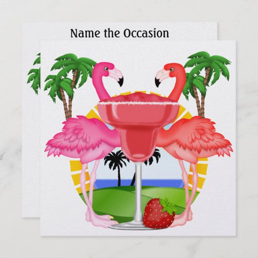 パラダイスパーティー- SRF 招待状 (正面/裏面)