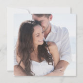 パラダイスパームズトロピカルビーチ結婚式 セーブザデート (裏面)