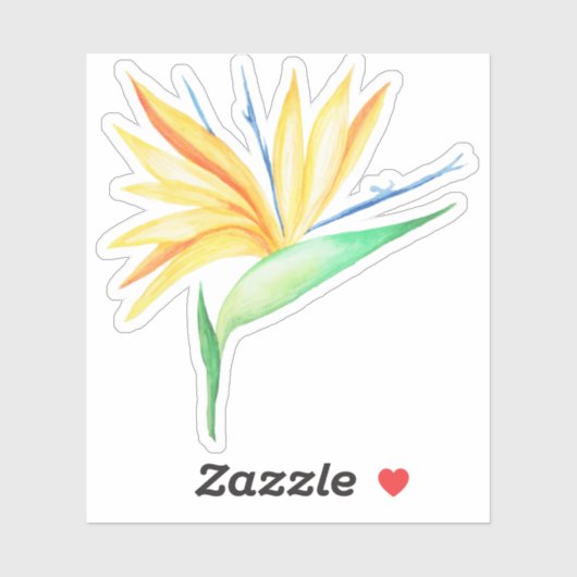 パラダイスビニールシールの熱帯鳥 シール (シート)