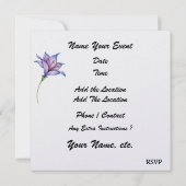 パラダイスビーチカクテル – SRF 招待状 (裏面)