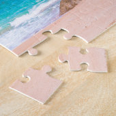 パラダイスビーチサンセットウィズパームツリーズ ジグソーパズル (側面)