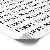 パラダイスビーチサンセットコースト結婚ーズシーティング ポスター (角)