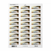 パラダイスビーチサンセットコースト結婚ーズ ラベル (フルシート)