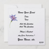 パラダイスビーチシャンパンカクテル – SRF 招待状 (裏面)