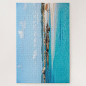 パラダイスビーチシーグリーンズプール1014ピース ジグソーパズル (縦)