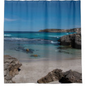 パラダイスビーチシー海サマーオーストラリア シャワーカーテン (正面)