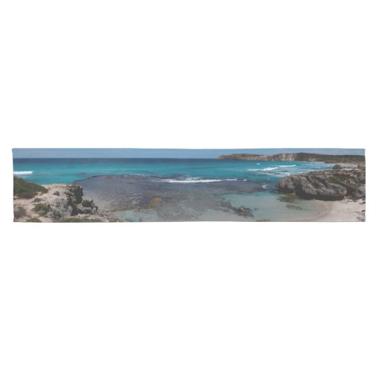 パラダイスビーチパラダイスパノラマサマーオーストラリア ショートテーブルランナー (横)