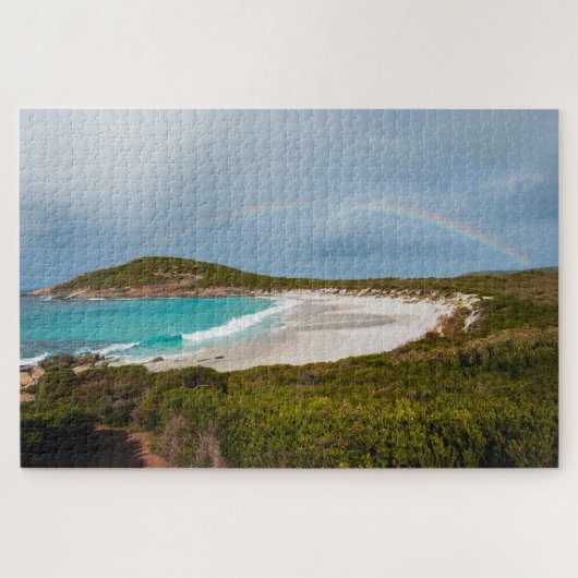 パラダイスビーチベイとレインボー、1014ピース ジグソーパズル (横)