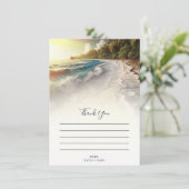 パラダイスビーチ素朴サンセットコースタルサンキュー 招待状 (スタンド正面)