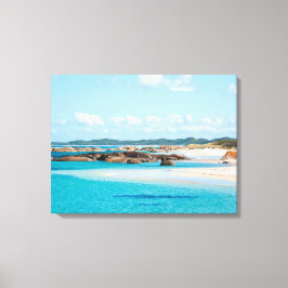 パラダイスビーチ エメラルドシーグリーンズプール オーストラリア キャンバスプリント