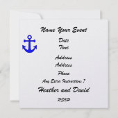 パラダイスビーチ メッセージ・イン・ボトル - SRF 招待状 (裏面)