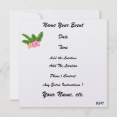 パラダイスビーチ 招待状 (裏面)