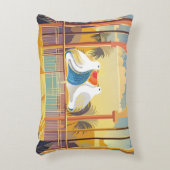 パラダイスピローのロビーバード アクセントクッション (正面(垂直))