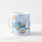 パラダイスフィッシュ コーヒーマグカップ (正面左)