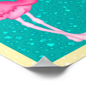 パラダイスフラミンゴポスター ポスター (角)