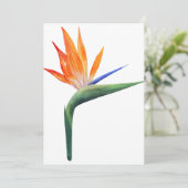 パラダイスフラワーのエキゾチックなトゲの鳥 招待状 (スタンド正面)