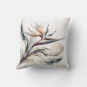 パラダイスフラワーアートの鳥 クッション (裏面)