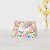 パラダイスフラワーカスタムズ誕生日カード カード (黄色い花)