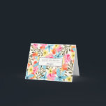 パラダイスフラワーカスタムズ誕生日カード カード<br><div class="desc">Shelby Allisonによる明図解入りの、写真付きのるい色の手レモンの木の枝デザイン。</div>