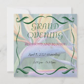 パラダイスフラワーグランドオープニング招待状 招待状 (正面)