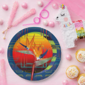 パラダイスフラワー幾何学園 ペーパープレート (パーティー)