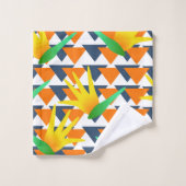 パラダイスフローラトバルジャングル バスタオルセット (ウォッシュタオル)