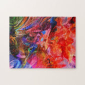 パラダイスフローラバードフェニックスライジングフレイムアート ジグソーパズル (横)