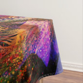 パラダイスフローラバードフェニックスライジングフレイムアート テーブルクロス (インサイチュ)